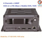 4CH 1080P HDD Mobile DVR